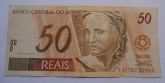 Cédulas de 50 reais