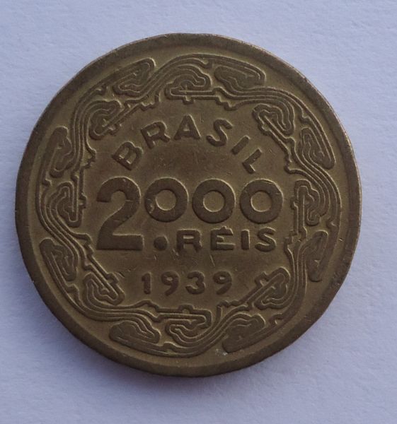 Moeda de 2.000 Réis - 1939