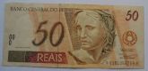 Cédulas de 50 reais