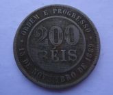 Moeda de 200 Réis - 1895