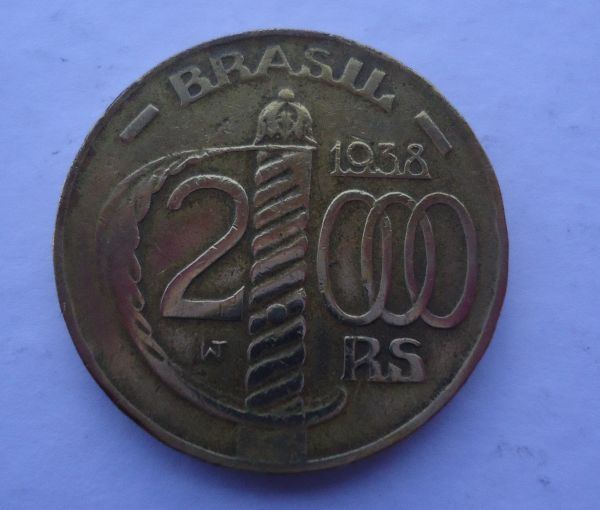 Moeda de 2.000 Réis - 1938