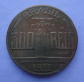 Moeda de 500 Réis - 1937